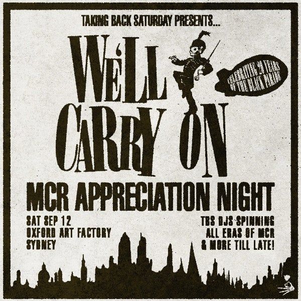 We’ll Carry On: MCR Appreciation Night - Sydney
