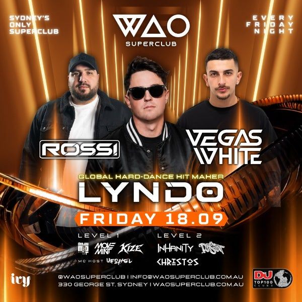 FRI 18 SEPT - WAO SUPERCLUB @ IVY